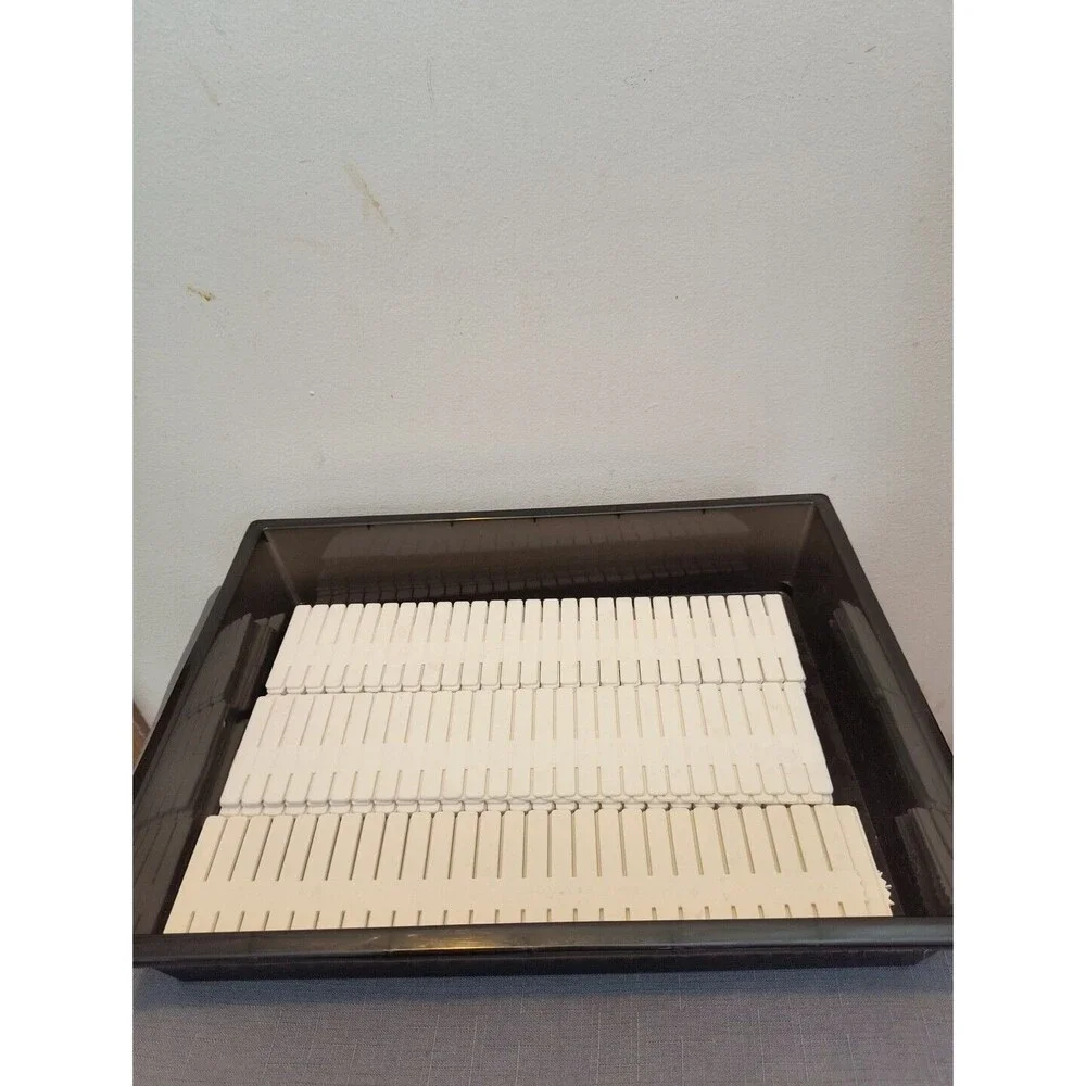 Set of 41 White Adjustable Drawer Organizer Dividers for Socks, Underwear,Crafts